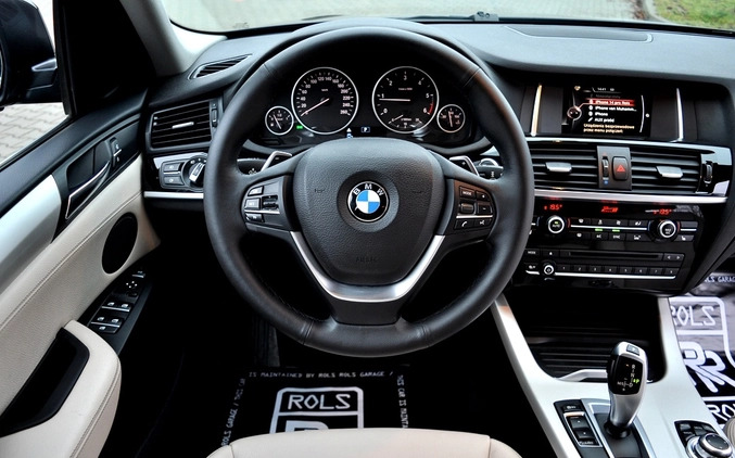 BMW X4 cena 89999 przebieg: 214000, rok produkcji 2015 z Płock małe 596